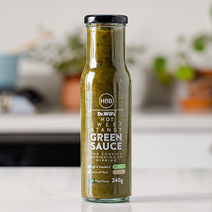 Holland & Barrett Hot Sweet & Tangy Green Sauce 240g